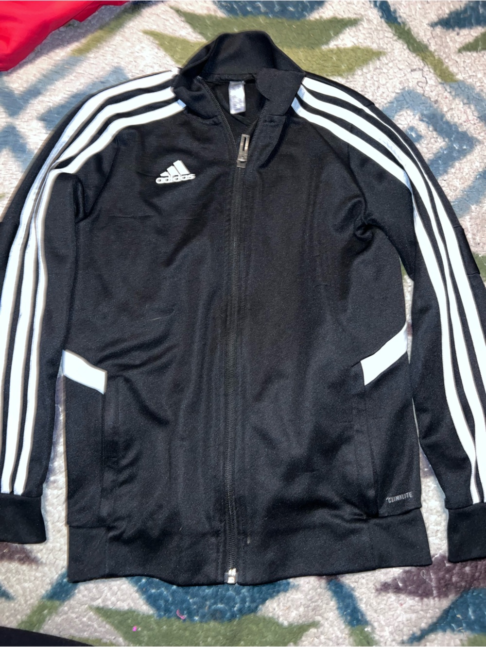 Adidas Black Zip Hoodie